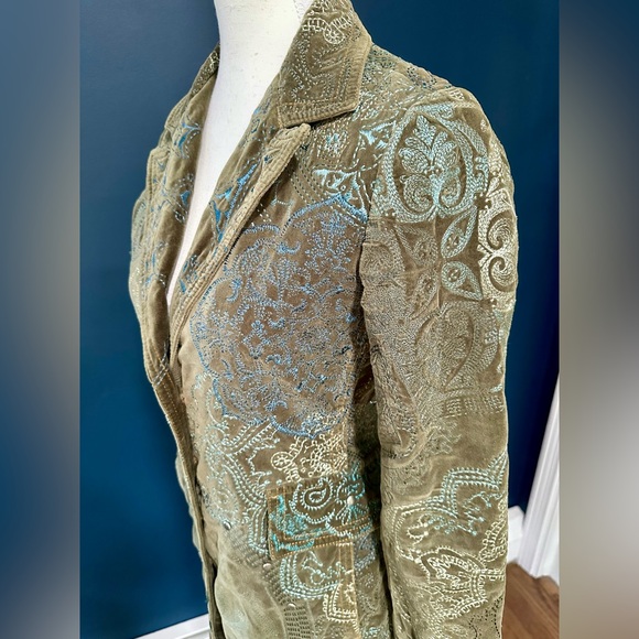 Johnny Was / Two Ten Ten Five Embroidered Duster Coat, Size XS - Picture 6 of 15